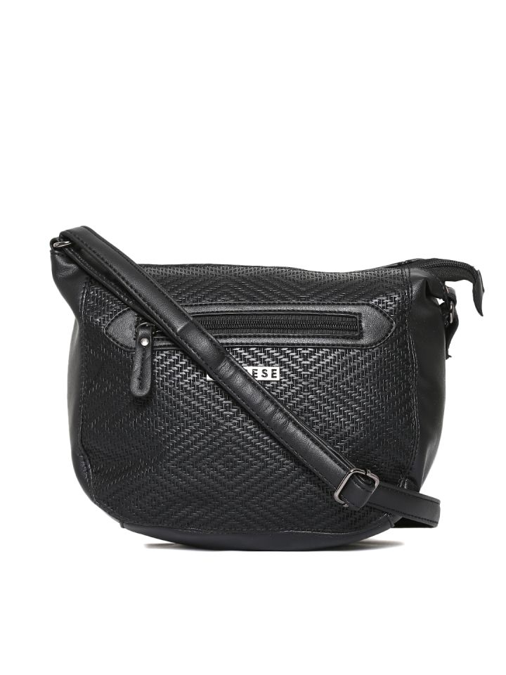 caprese black sling bag