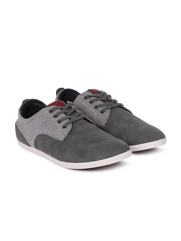 Buy ALDO Men Grey Colourblocked 