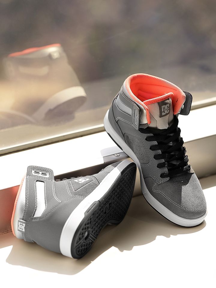 grey leather sneakers womens