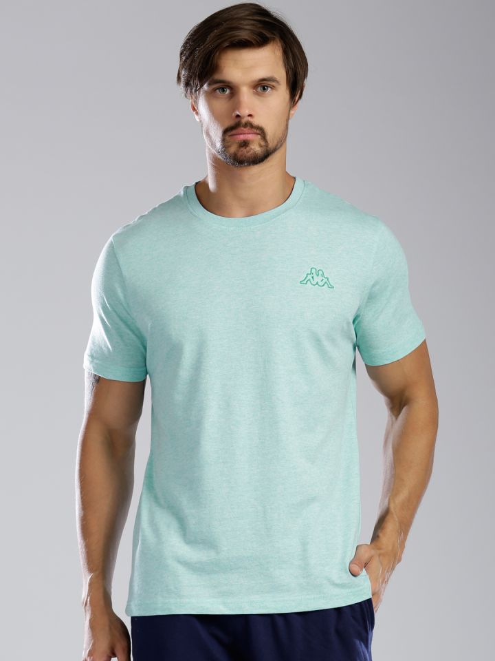 Buy Kappa Men Blue Solid Round Neck T Shirt Tshirts for 1752387 | Myntra