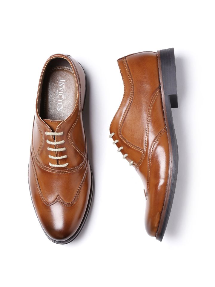 tan colour formal shoes