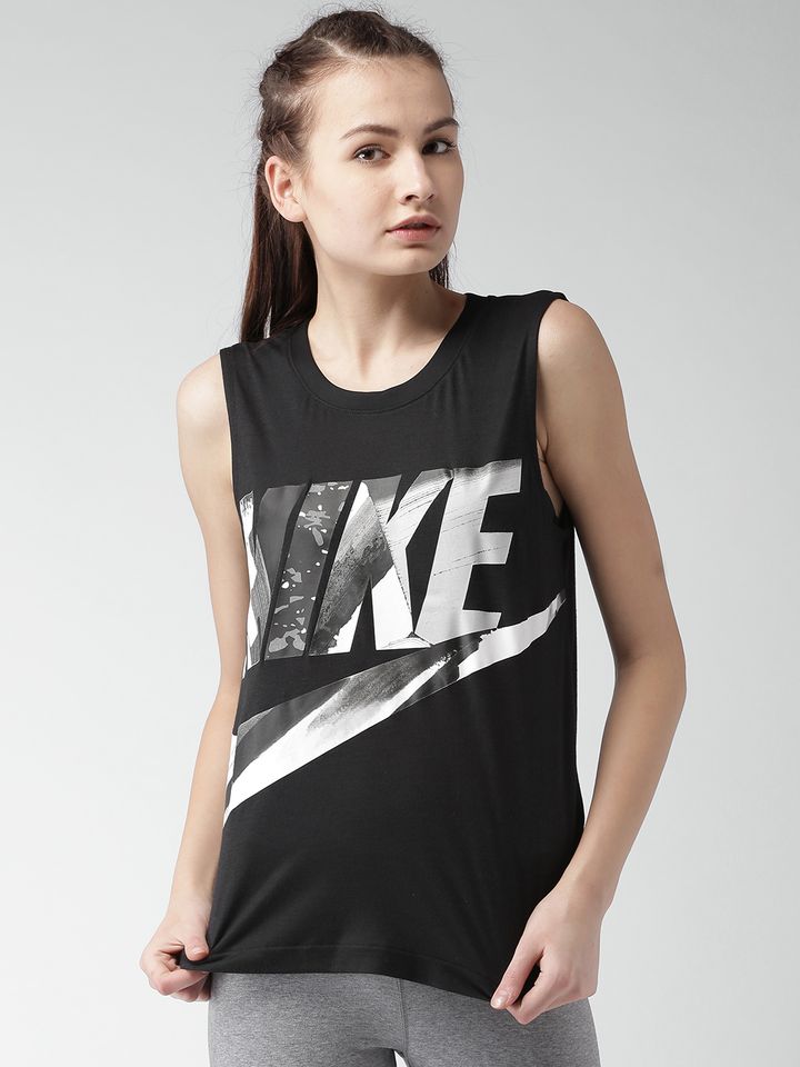 womens black nike tank top