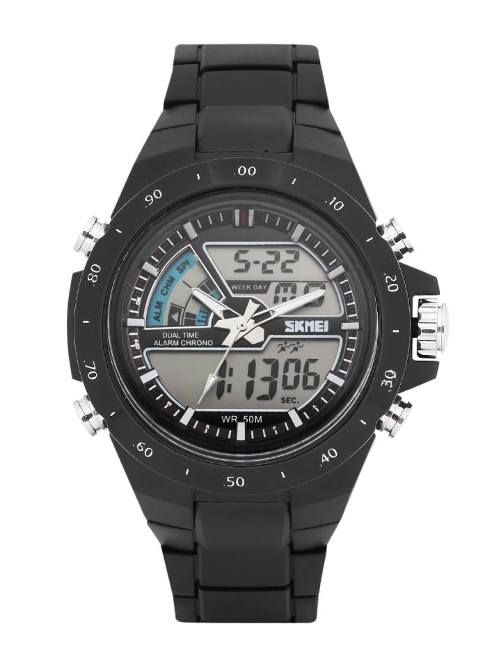 Buy Skmei Men Black Analogue Digital Chronograph Watch 1016 B