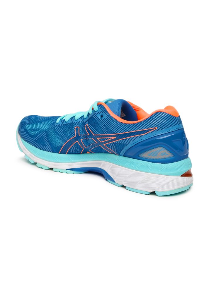 Buy ASICS Women Blue GEL NIMBUS 19 2D Running Shoes Sports