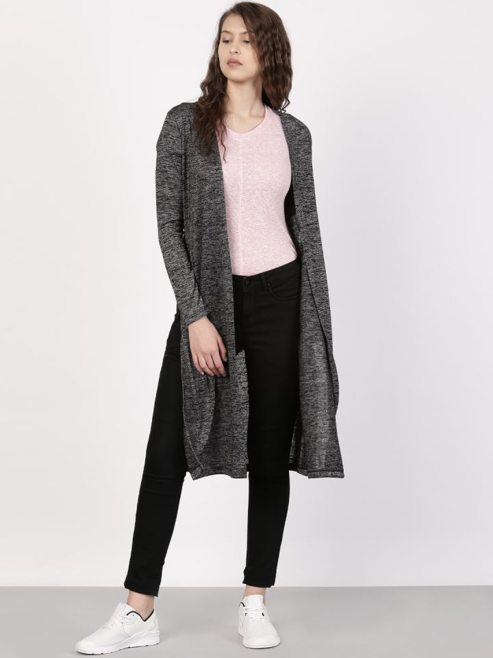 Charcoal grey shrug outlet