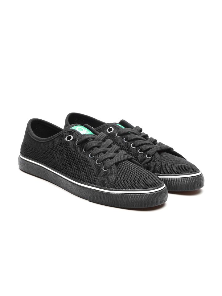United colors of benetton black sneakers online