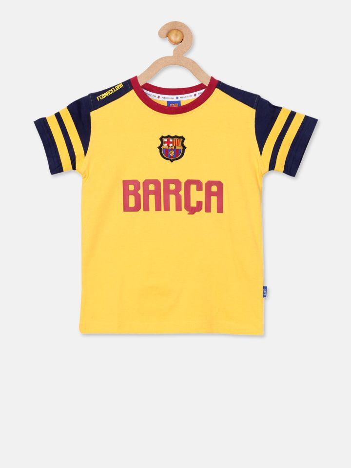 barcelona t shirt yellow