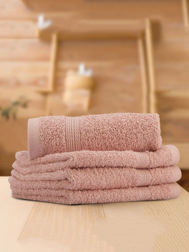 Peach coloured towels best sale