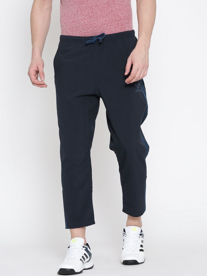 Buy ADIDAS Originals Navy AC 7 8 Cropped Track Pants Track Pants