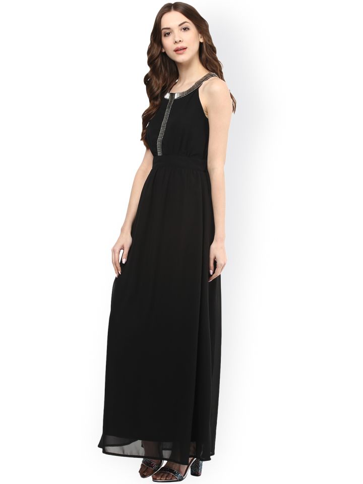 Harpa women's maxi black dress online