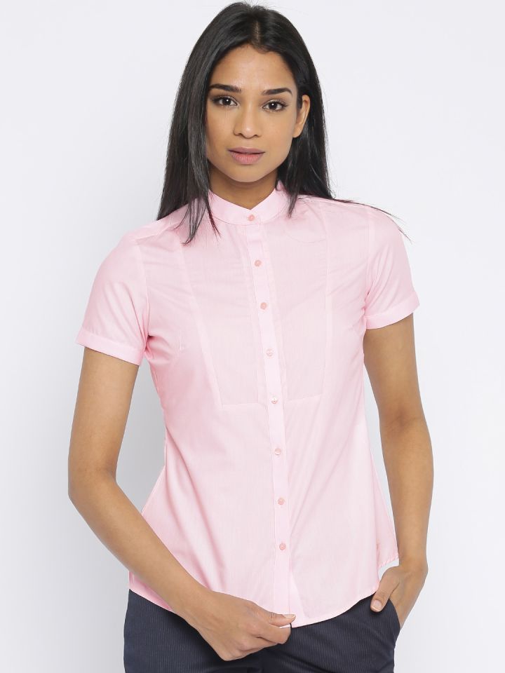 Park avenue women's solid formal shirt sales