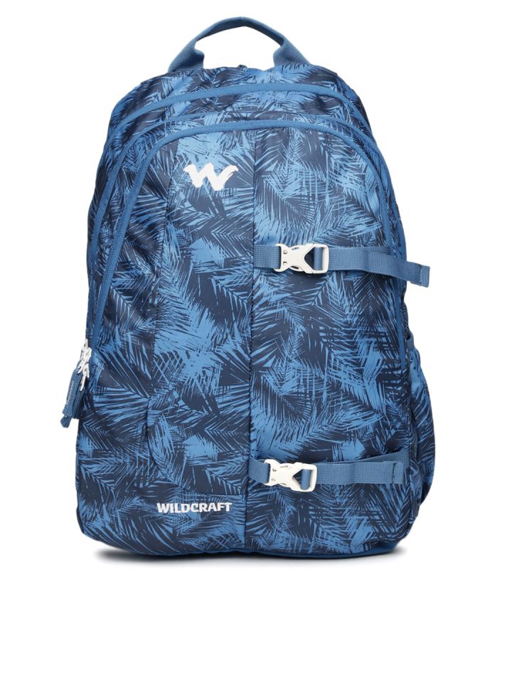 Wildcraft Unisex Blue Wiki WC 4 Foliage 3 Printed Backpack