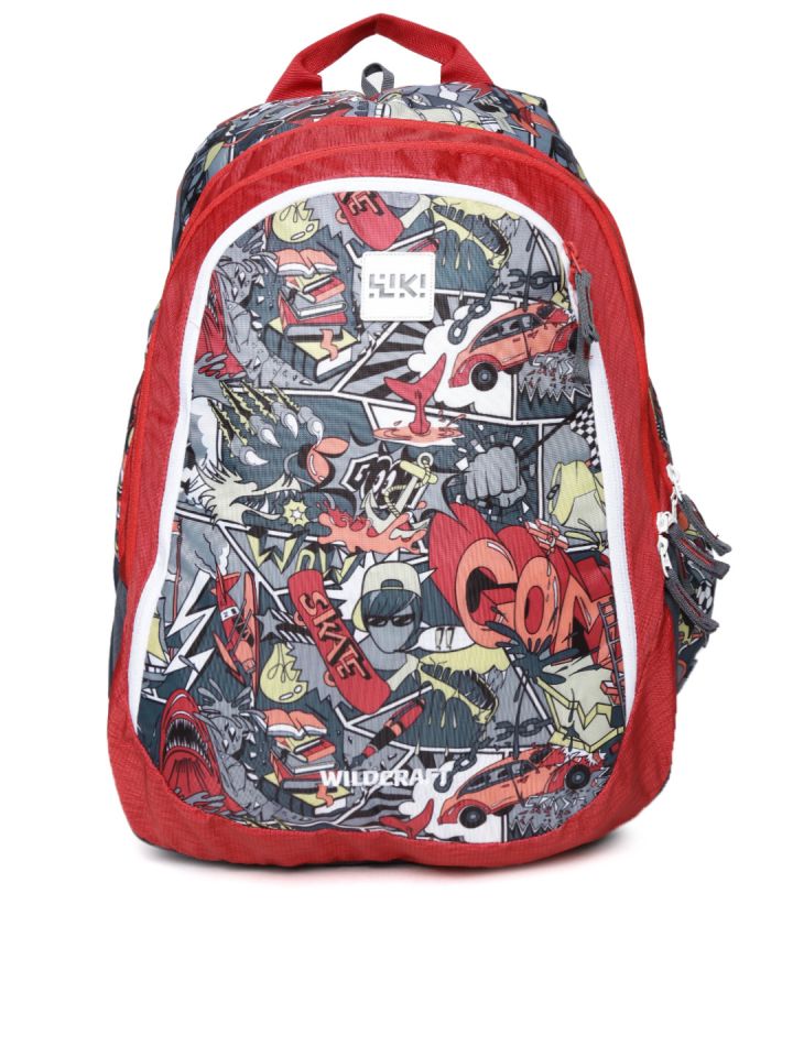 Wildcraft best sale printed backpacks