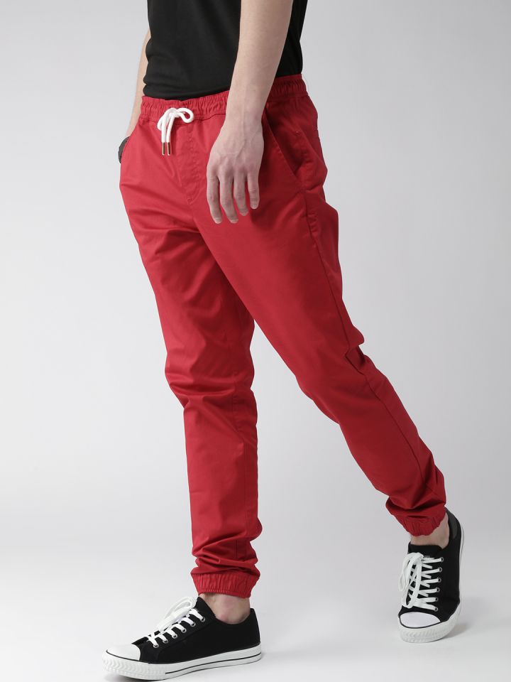 Forever 21 red joggers store