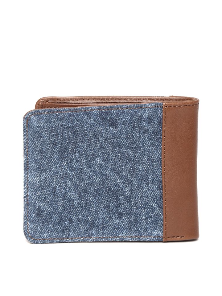 Levis blue hot sale denim wallet