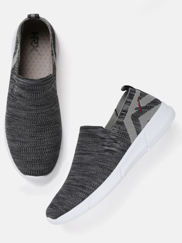 HRX by Hrithik Roshan Men Black MJ 10904A Slip On Sneakers