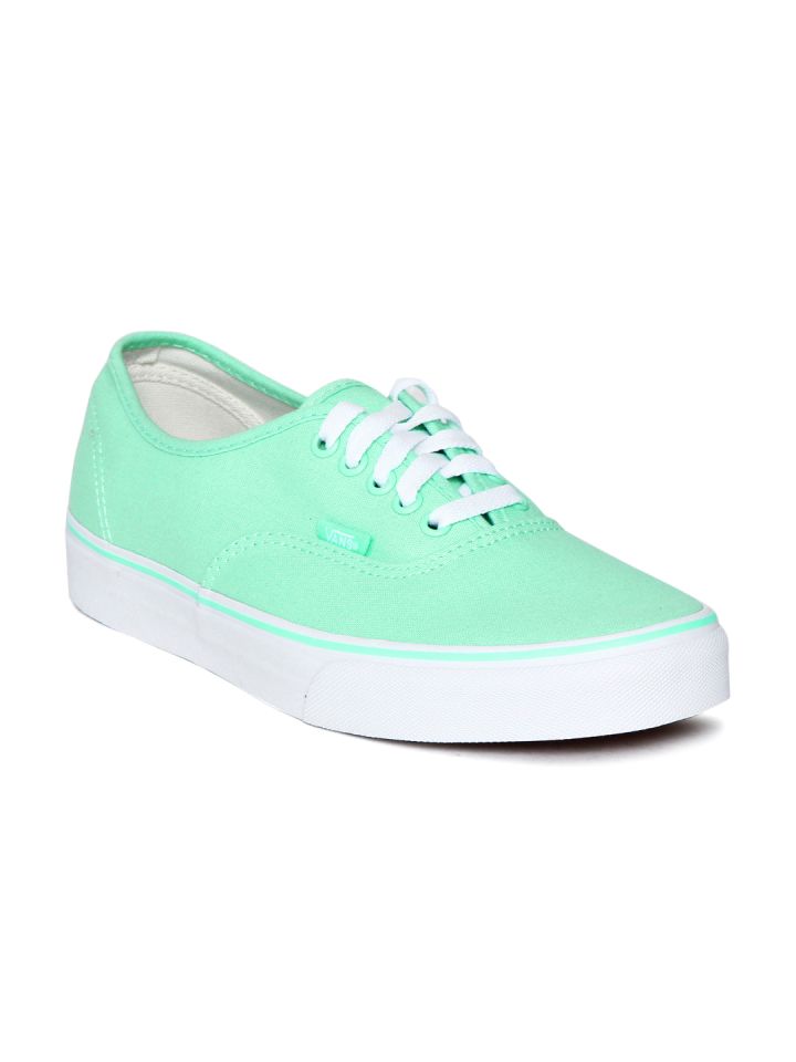 sea green vans shoes