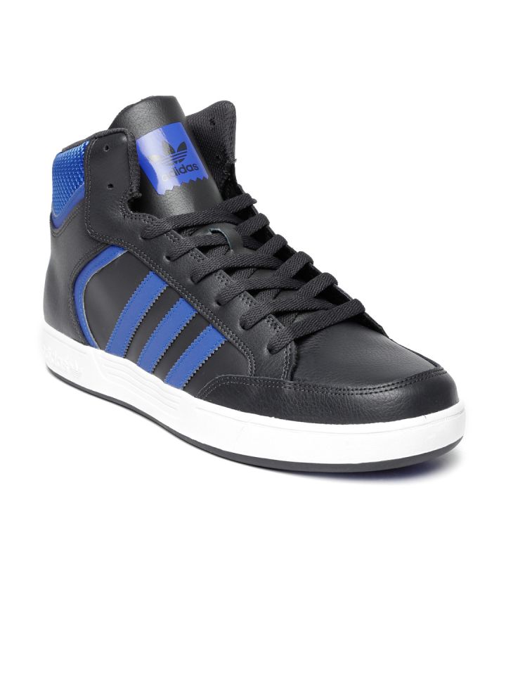 ADIDAS Originals Men Black Varial Mid Top Sneakers