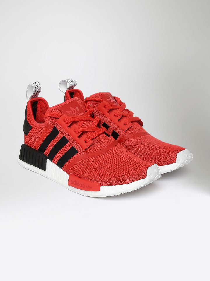 adidas originals nmd r1 black red