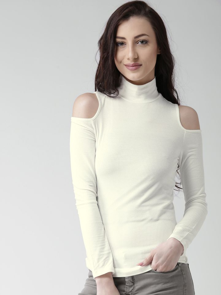 Cold shoulder store shirt forever 21