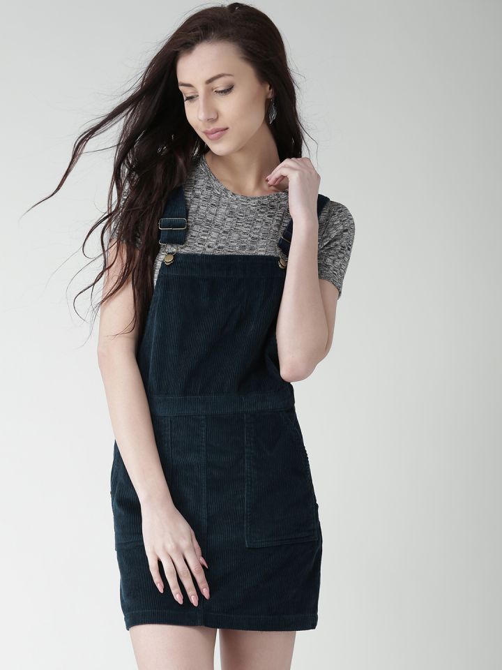 Womens cord dungaree sales dress