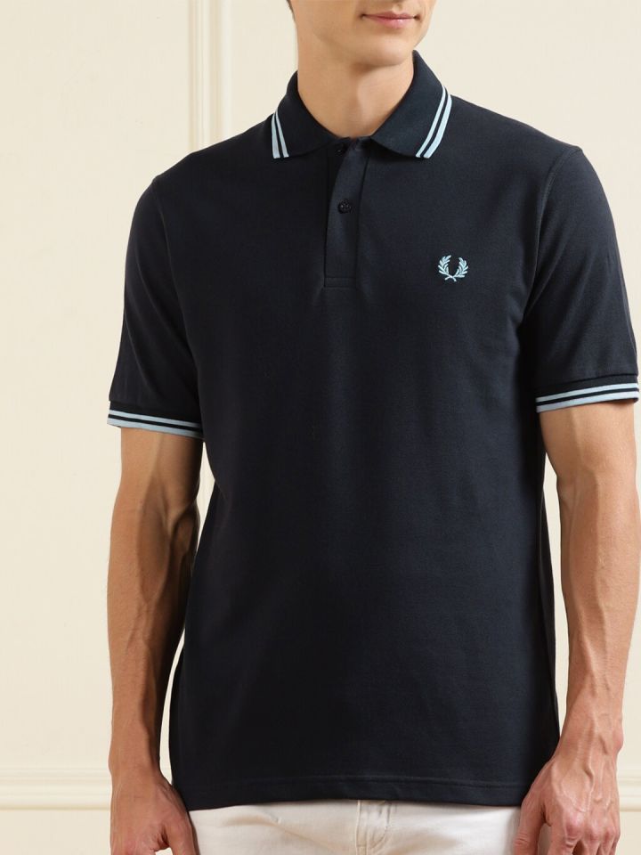 Fred perry collar top t shirt