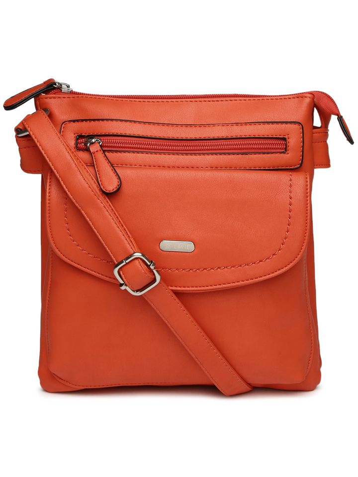 Lavie orange sling bag clearance
