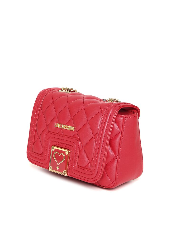 Buy LOVE MOSCHINO Red Quilted Handmade 