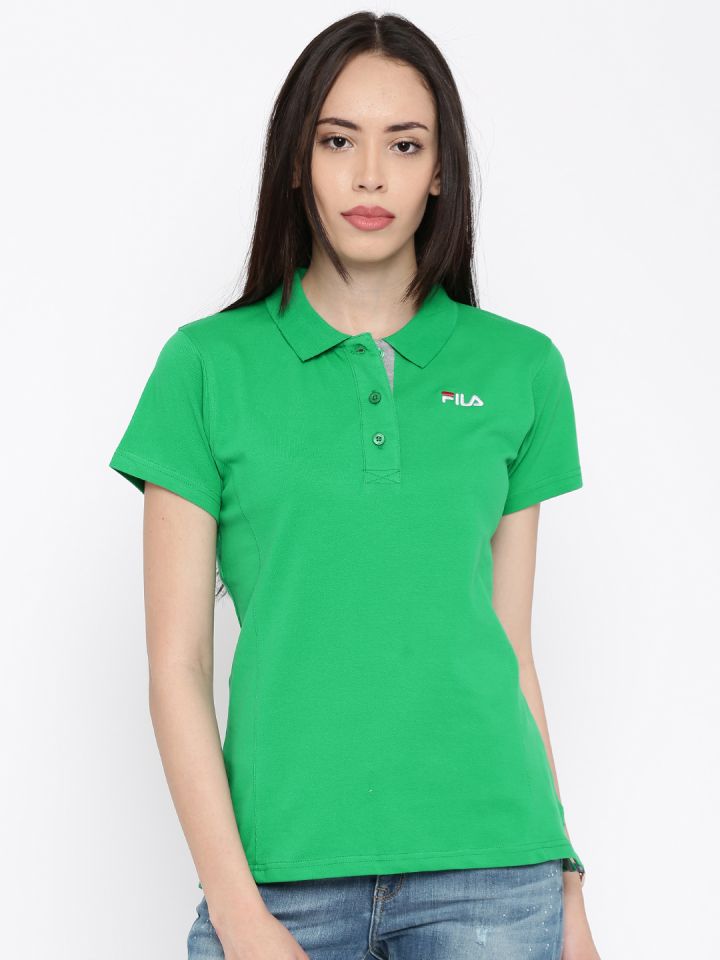 Fila polo womens green shop