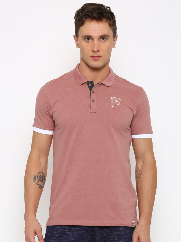 Fila pink tshirt deals