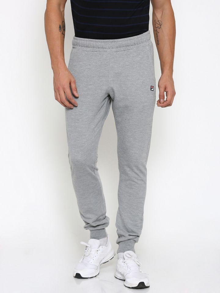 grey fila joggers