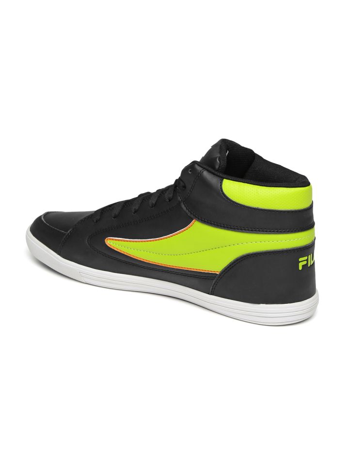 lime green fila shoes