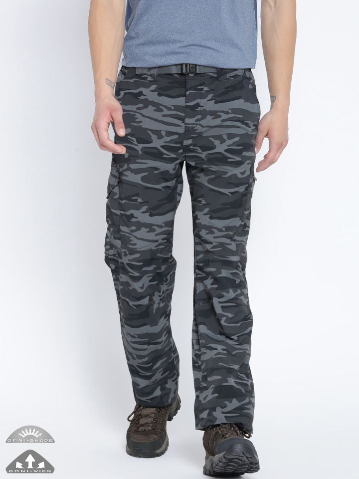 Buy Columbia Men Grey Silver Ridge Camouflage Print Hiking