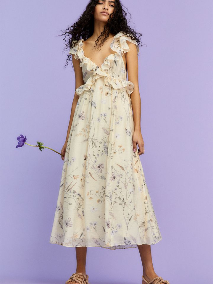 H and shop m flounce dress