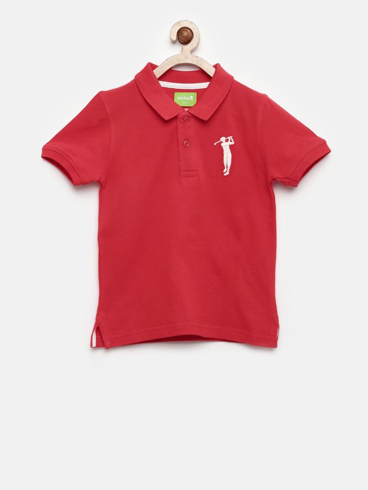 baby boy red polo shirt