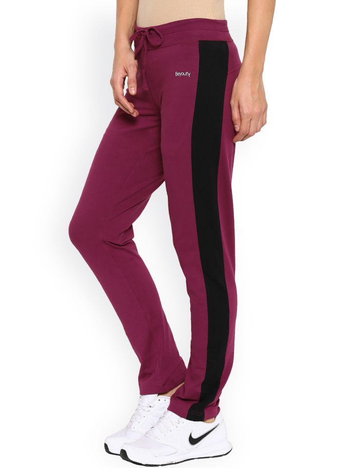 Buy Beyouty Burgundy Track Pants Track Pants for Women 1787786