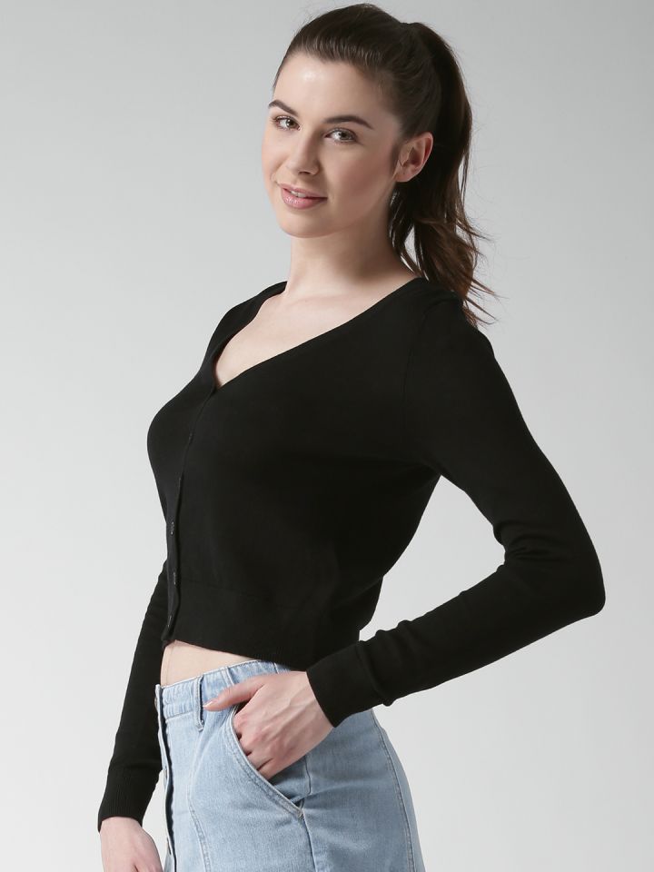 Cropped cardigan forever on sale 21