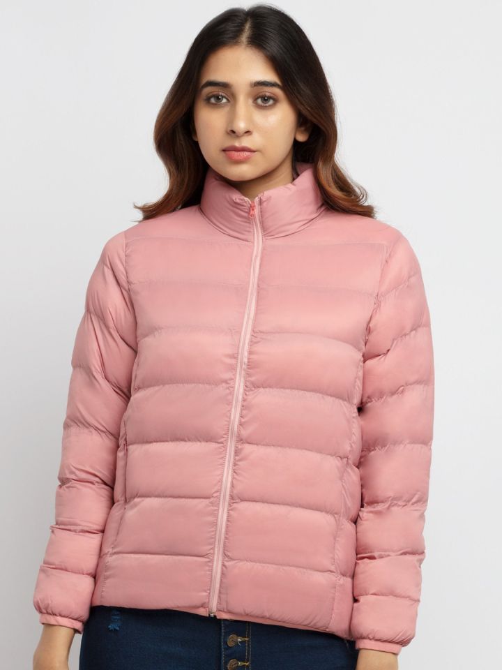 Coral padded 2025 jacket