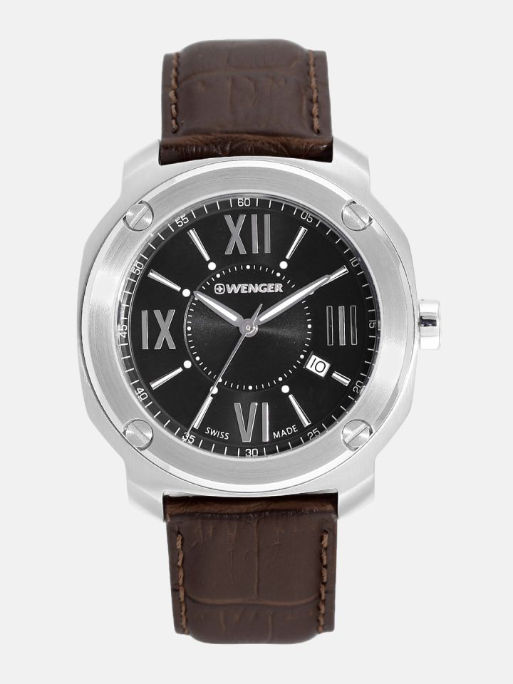 Buy Wenger Edge Romans Men Black Swiss Dial Watch 01.1141