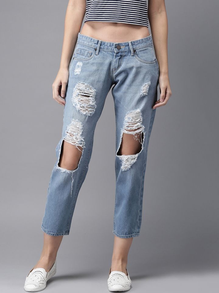 boyfriend jeans myntra