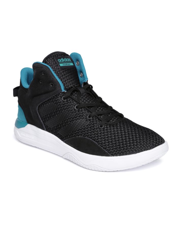 adidas neo black casual shoes