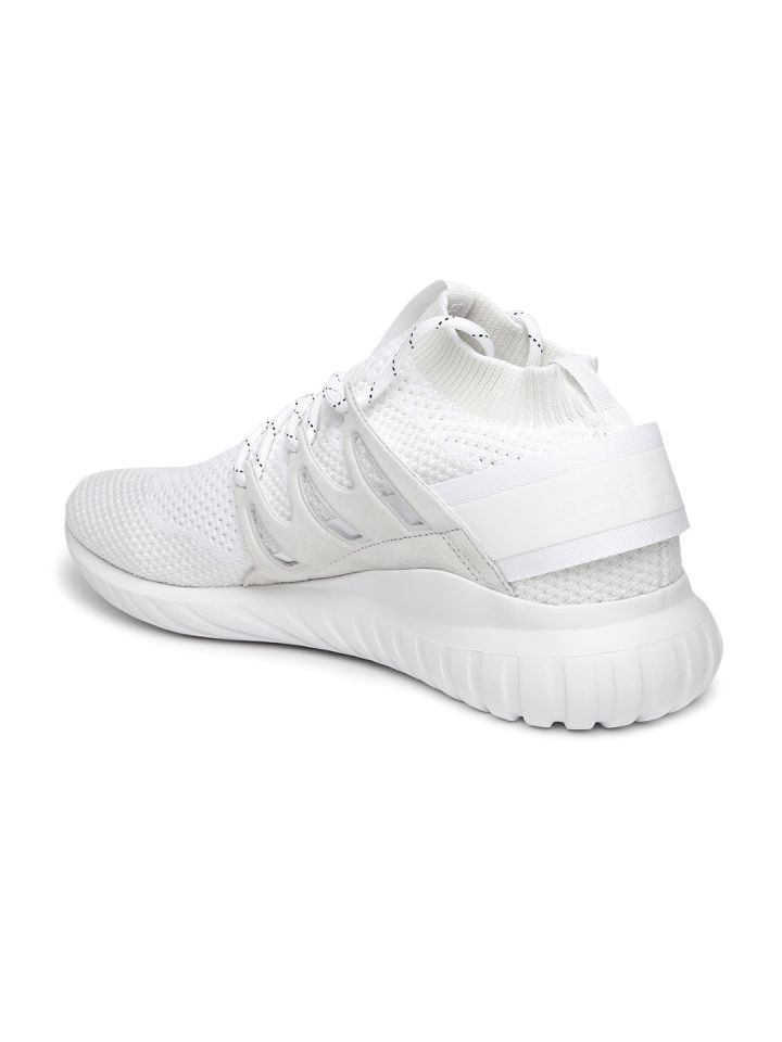 Adidas tubular sale nova white