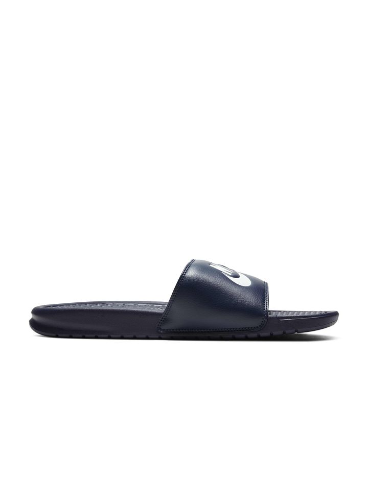 Buy Nike Men Navy Benassi JDI Printed Flip Flops Flip Flops for