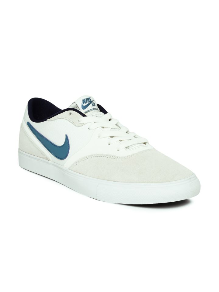 Nike Men White Paul Rodriguez 9 VR Shoes