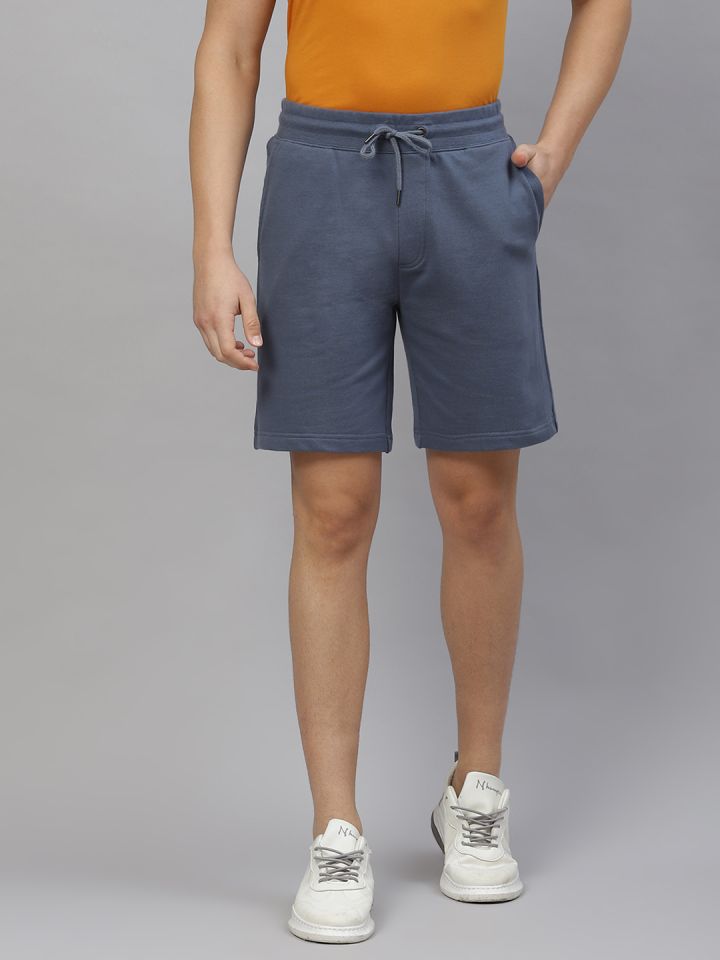 Mens navy jersey shorts sales