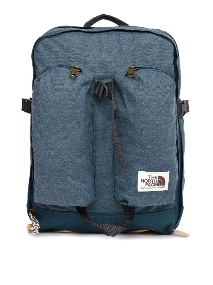 Buy The North Face Unisex Blue Mini Crevasse Laptop Backpack