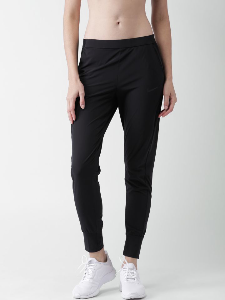 Nike black pants with clearance white stripes