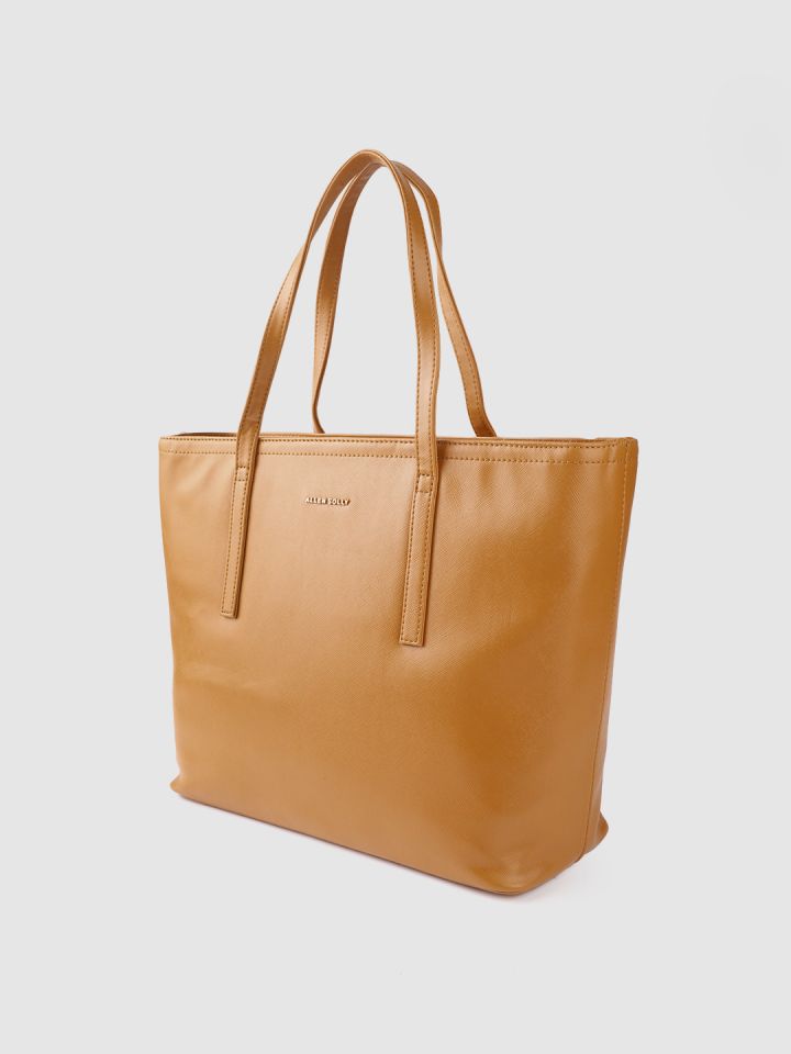 Allen solly tan clearance solid shoulder bag