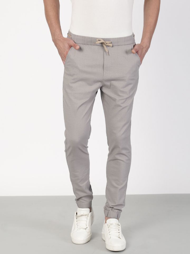 Linen best sale cotton joggers