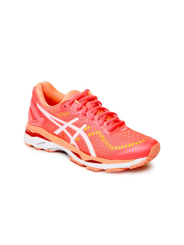 Buy ASICS Women Coral Pink Gel Kayano 23 d Running Shoes Sports